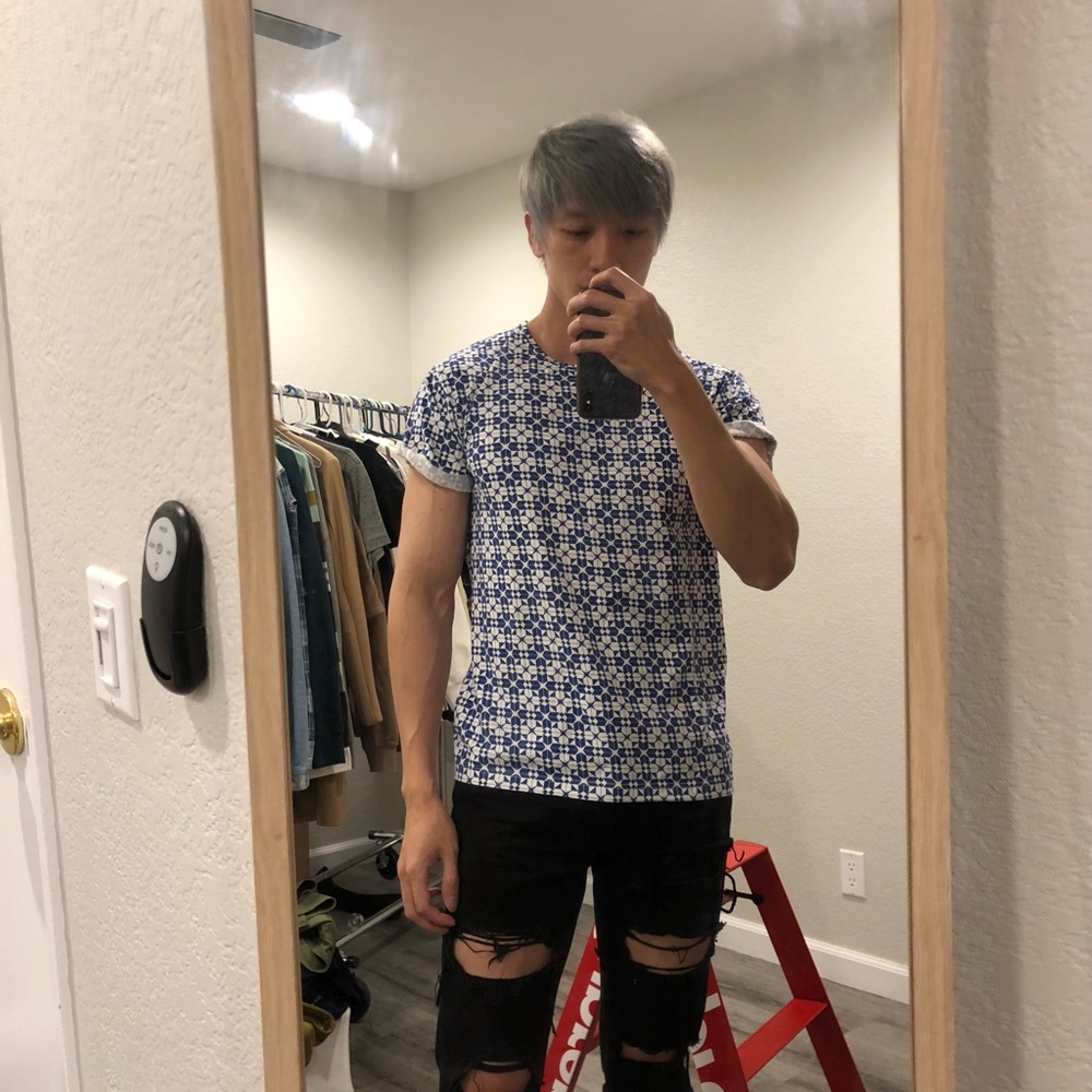 Topman Roll-up T-shirt